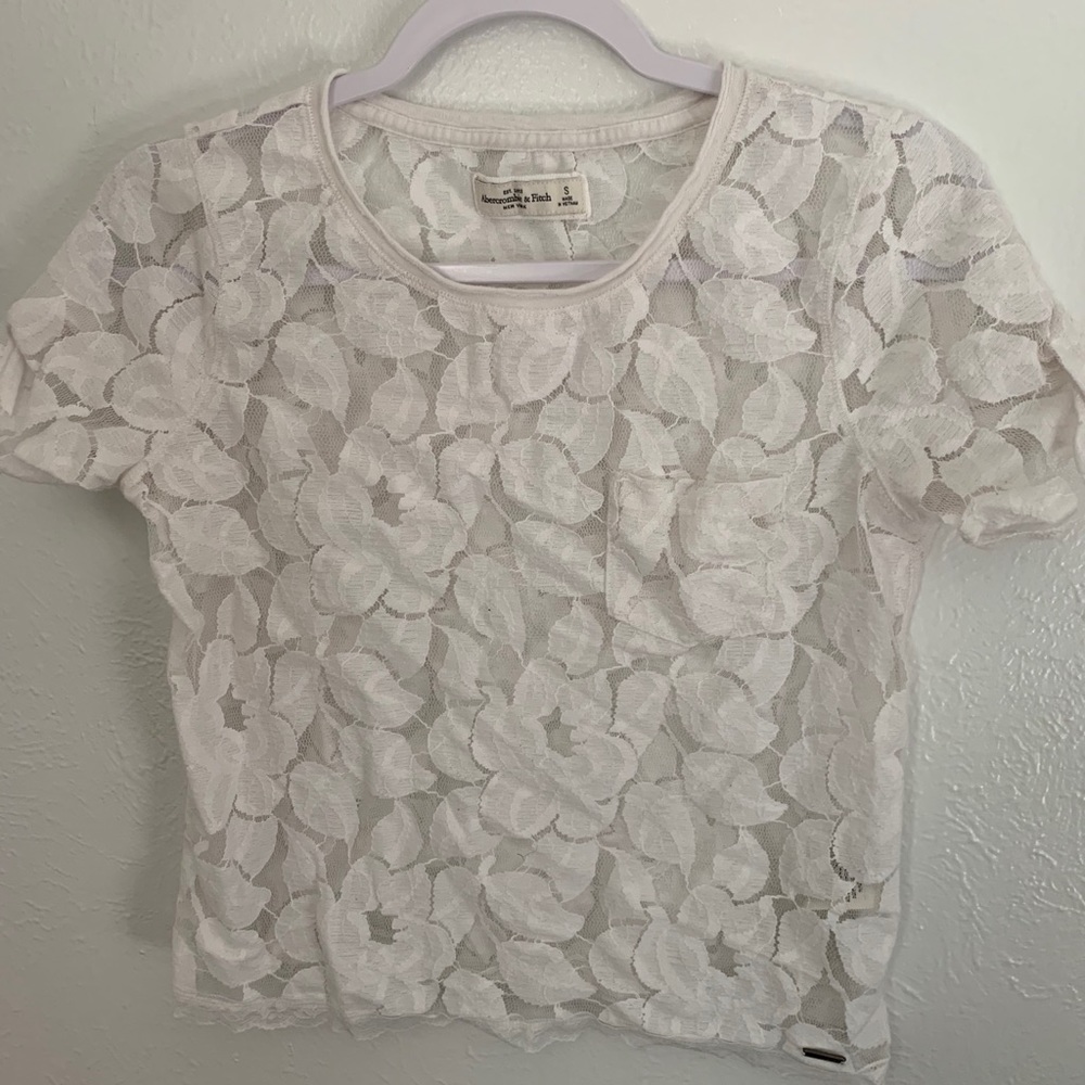 Abercrombie see thru shirt
